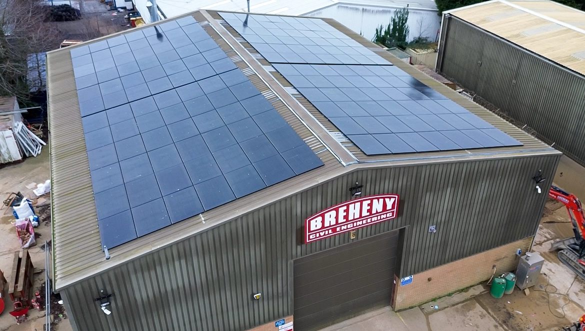 Breheny Civil Engineering – Solar Panel Installation