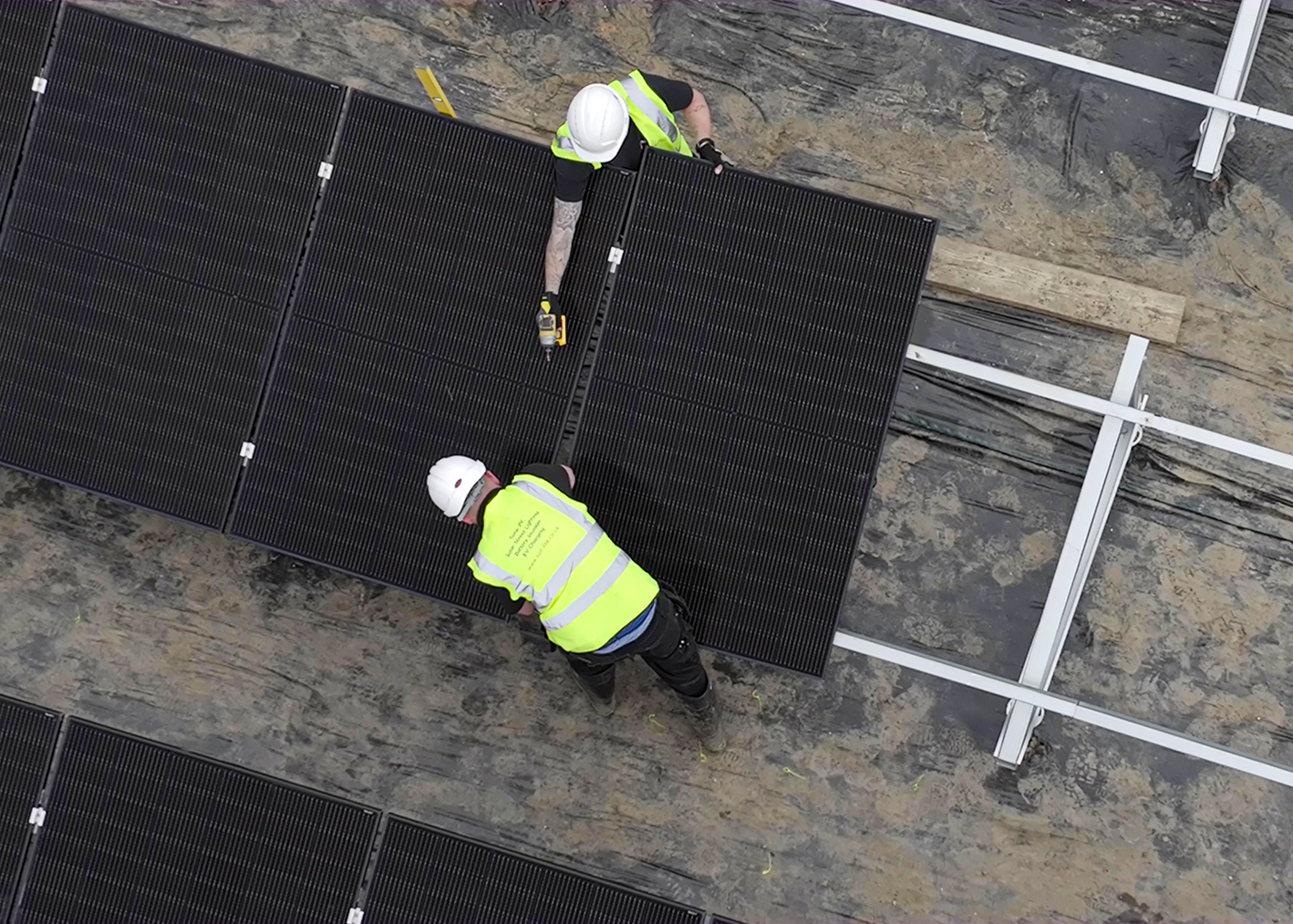 sunlite group ground mount solar installation